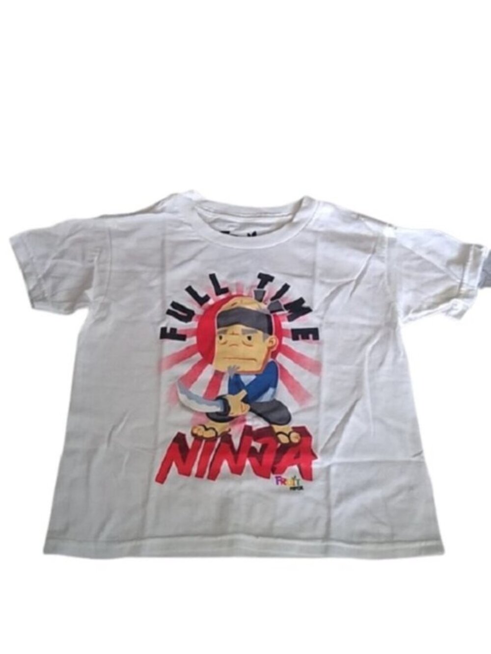 Kids Fruit Ninja Video Game T-shirt, White, Medium 8